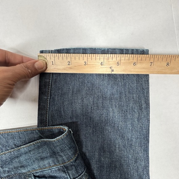 Joe's Jeans Slouched Straight Ankle Fit Jeans Men's 32 33X31 Denim Whiskers‎ EUC - Picture 8 of 11